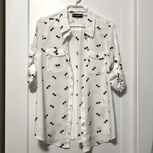 Karl Lagerfield Sunglasses Blouse